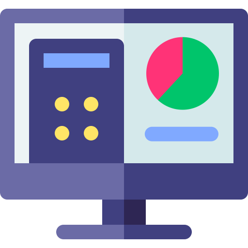Accounting system Basic Rounded Flat icon