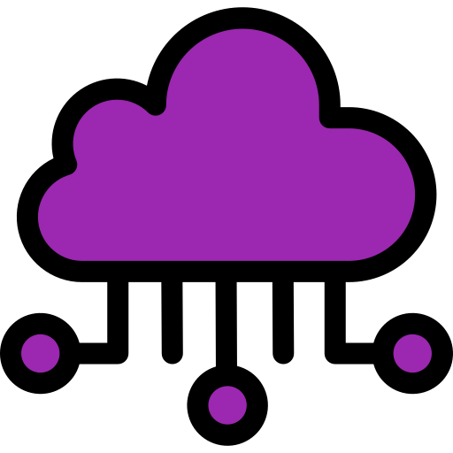 cloud computing Generic color lineal-color Icône