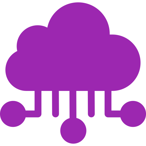 Cloud computing Generic color fill icon