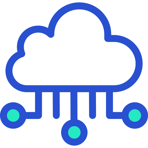 cloud computing Generic color lineal-color icon