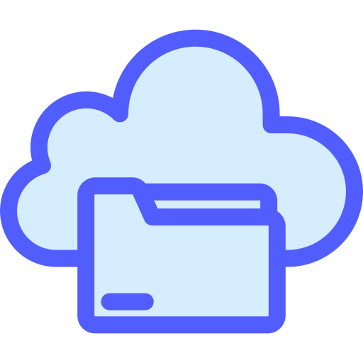 archiviazione nel cloud Generic color lineal-color icona