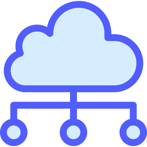 cloud computing Generic color lineal-color icon