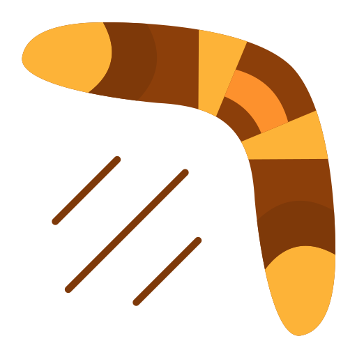 bumerang Generic color fill icono