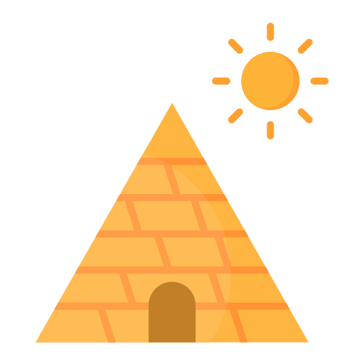 Пирамида Generic color fill иконка