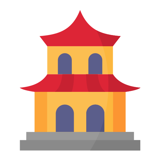 pagoda Generic color fill icono