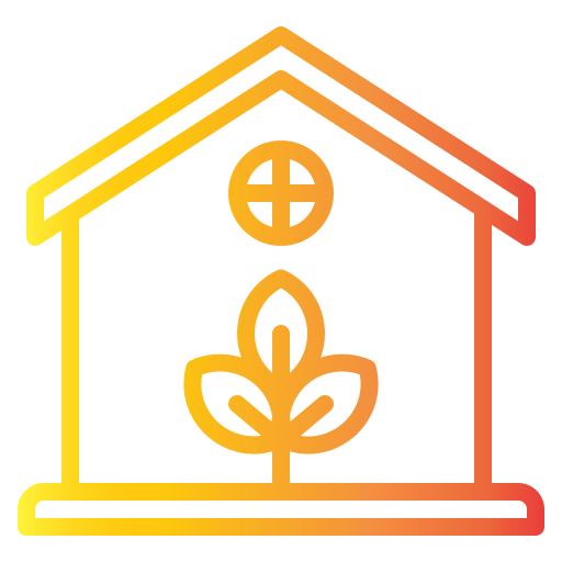 Green house Generic gradient outline icon