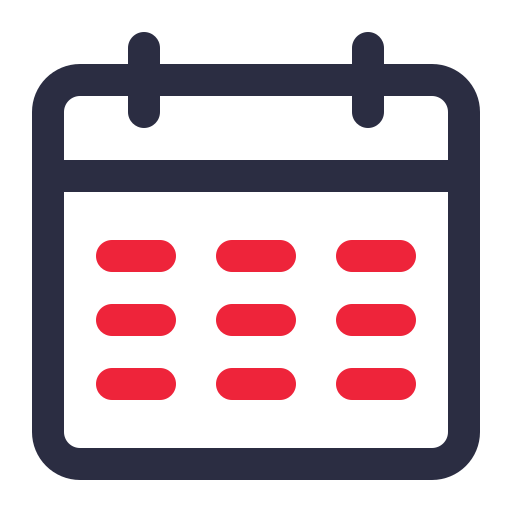Calendar Generic color outline icon