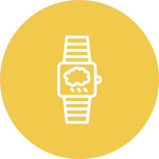 Smartwatch Generic color fill icon