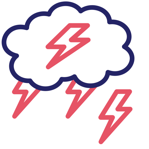 雷雨 Generic color outline icon