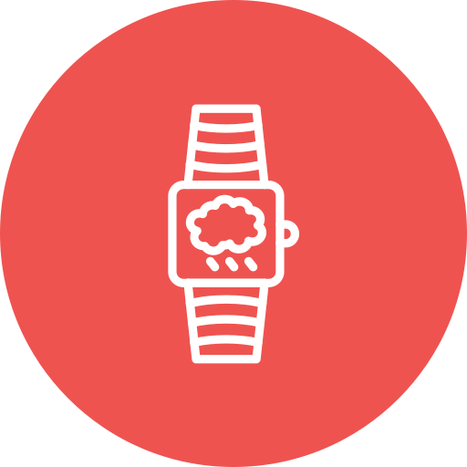 Smartwatch Generic color fill icon