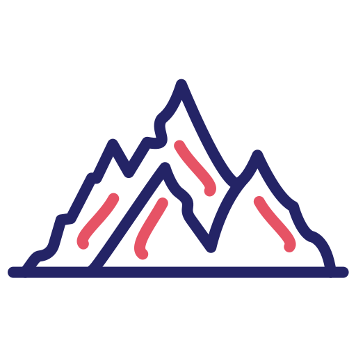 góry Generic color outline ikona