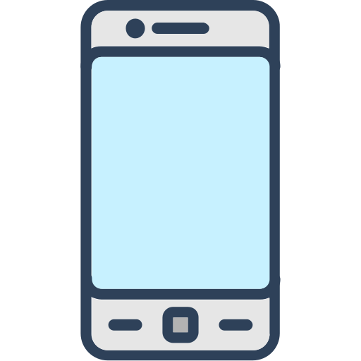 telefon komórkowy Generic color lineal-color ikona