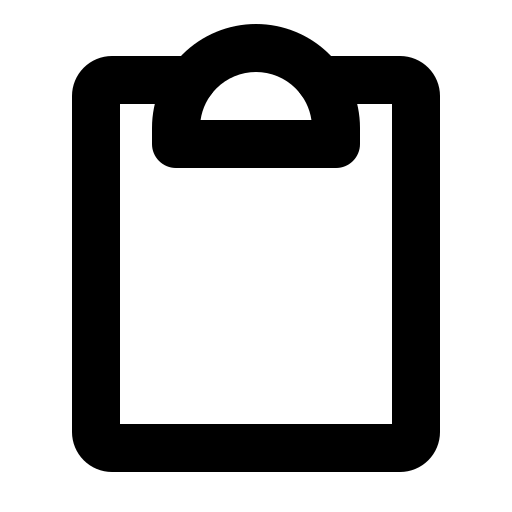 zwischenablage Generic black outline icon