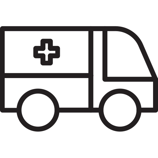 krankenwagen Generic black outline icon