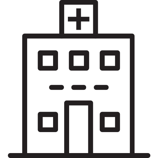 hospital Generic black outline icono