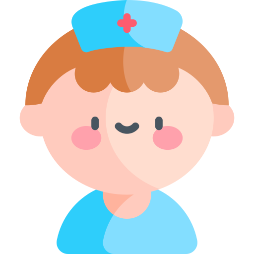 Nurse Kawaii Flat icon