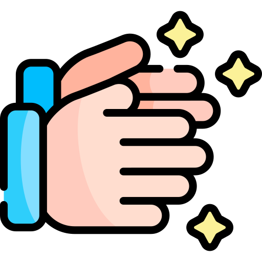 Hand wash Kawaii Lineal color icon