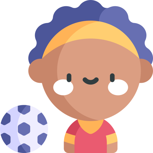 女子サッカーチーム Kawaii Flat icon