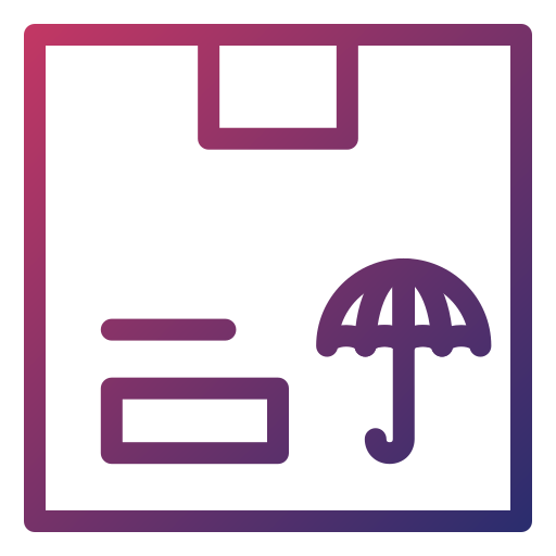 Umbrella Generic gradient outline icon