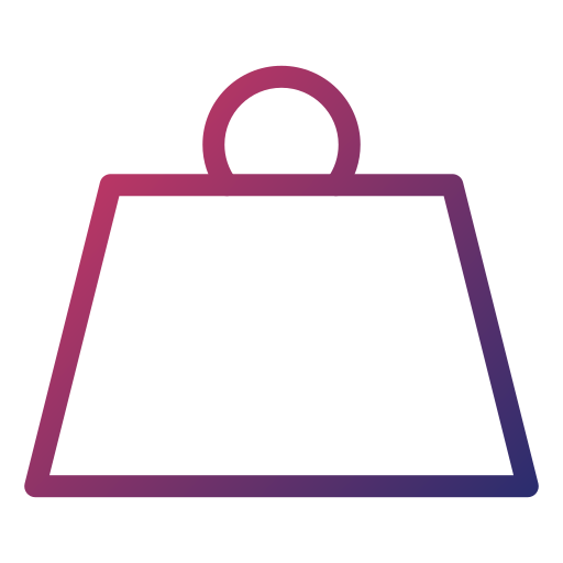 Weight Generic gradient outline icon