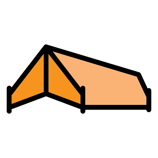 tent Generic color lineal-color icoon