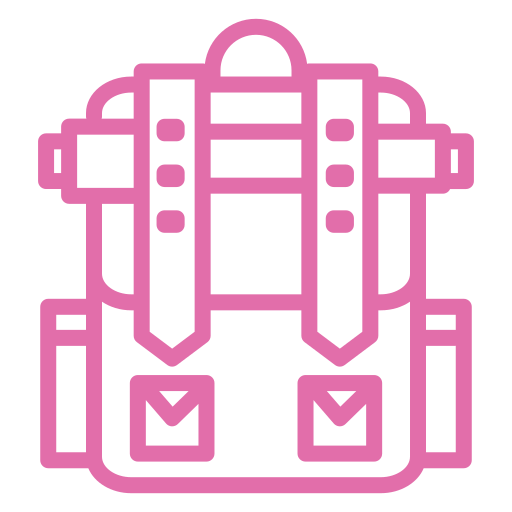Back pack Generic color outline icon