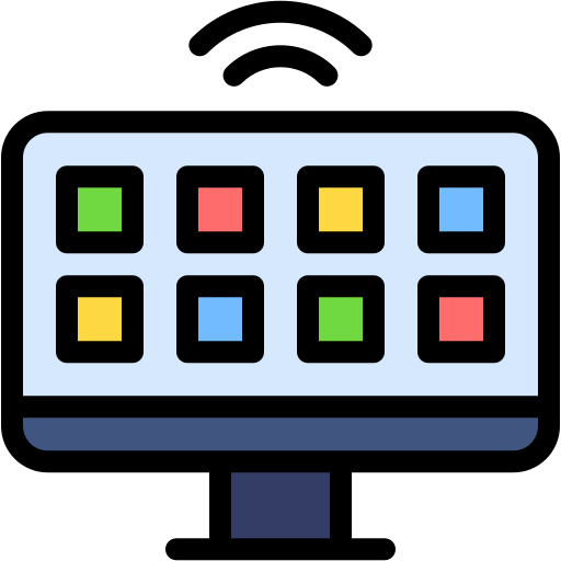 smart tv Generic color lineal-color иконка