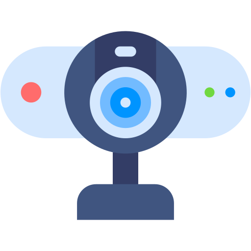 Webcam Generic color fill icon