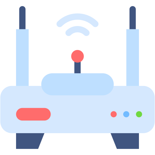 router senza fili Generic color fill icona