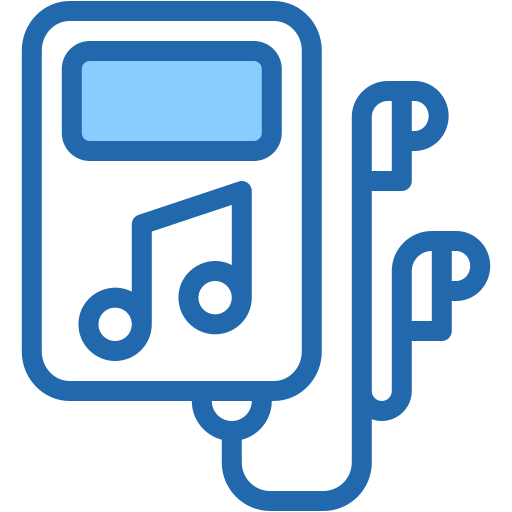 mp3 플레이어 Generic color lineal-color icon