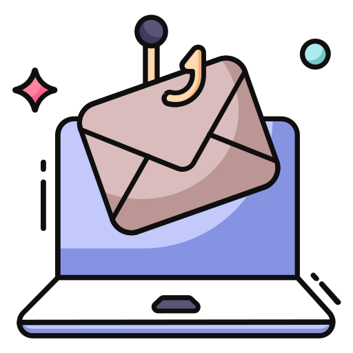correo electrónico de phishing Generic color lineal-color icono