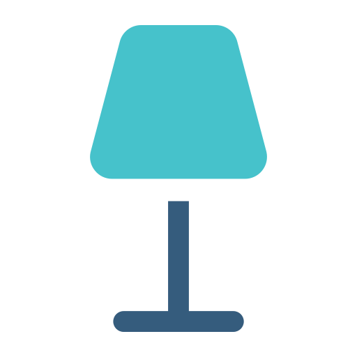 Настольная лампа Generic color fill иконка