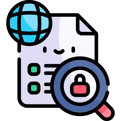 Ssl certificate Kawaii Lineal color icon