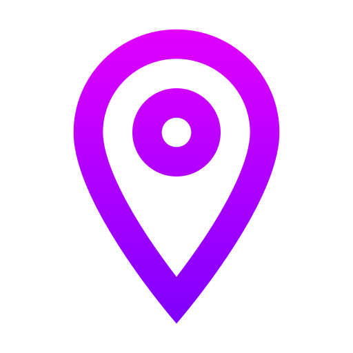 Location Generic gradient outline icon