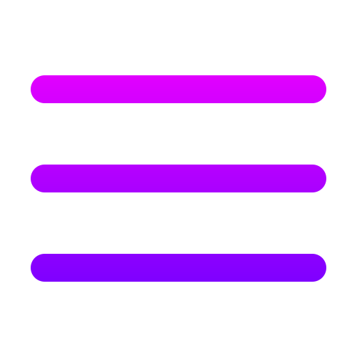 Menu Generic gradient outline icon