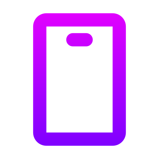 smartphone Generic gradient outline icona