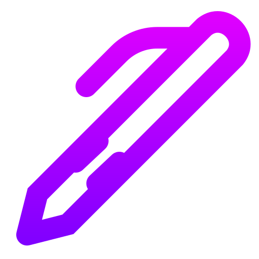 Pen Generic gradient outline icon