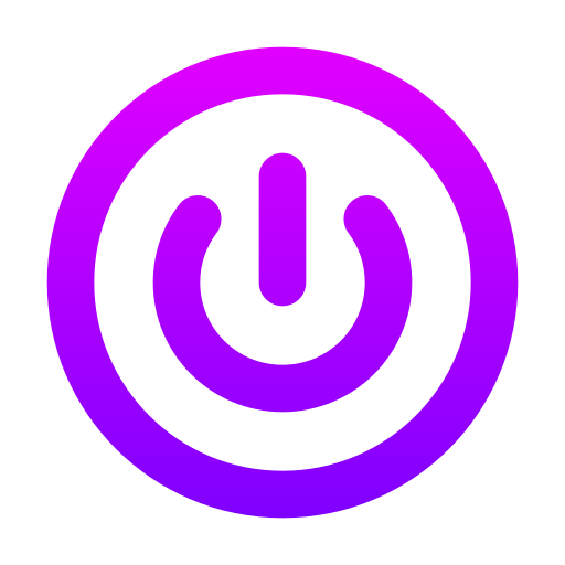 Power Generic gradient outline icon
