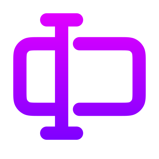 텍스트 Generic gradient outline icon