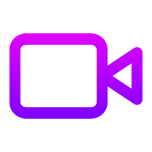 videokamera Generic gradient outline icon