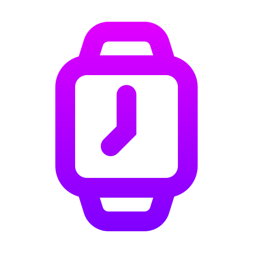 reloj de mano Generic gradient outline icono