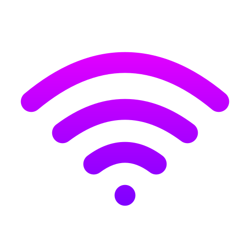 wi-fi Generic gradient outline Ícone