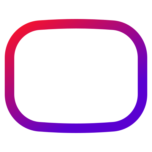scherm Generic gradient outline icoon