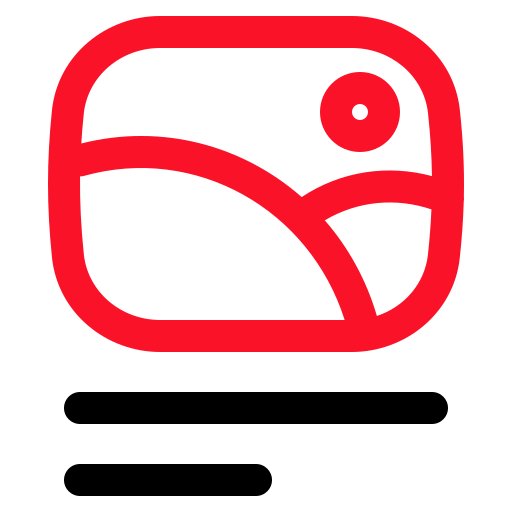 표제 Generic color outline icon
