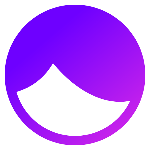 Face Generic gradient fill icon