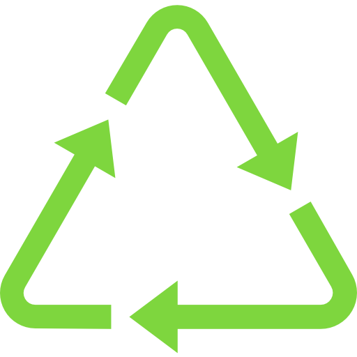 Recycle srip Flat icon