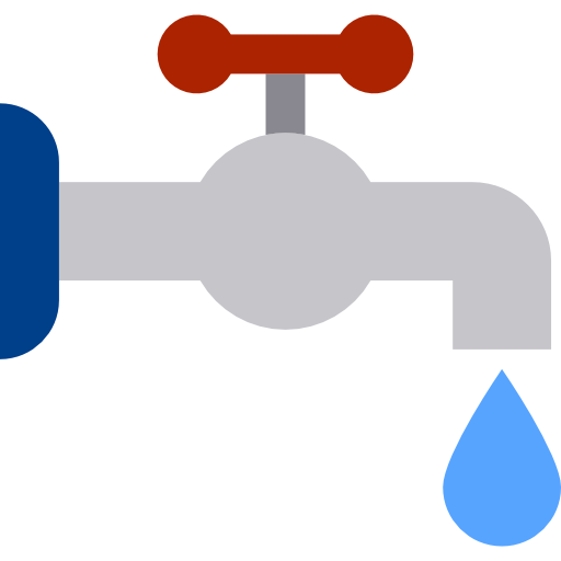grifo de agua srip Flat icono