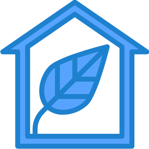 hogar ecológico srip Blue icono