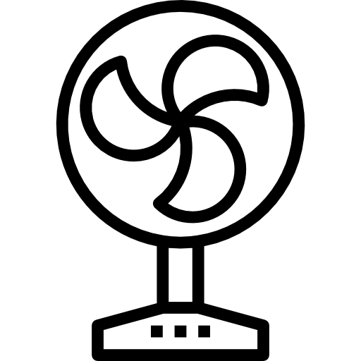 wentylator turkkub Lineal ikona