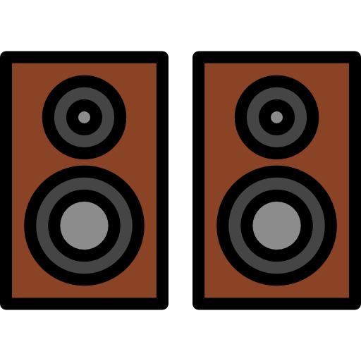 głośniki turkkub Lineal Color ikona